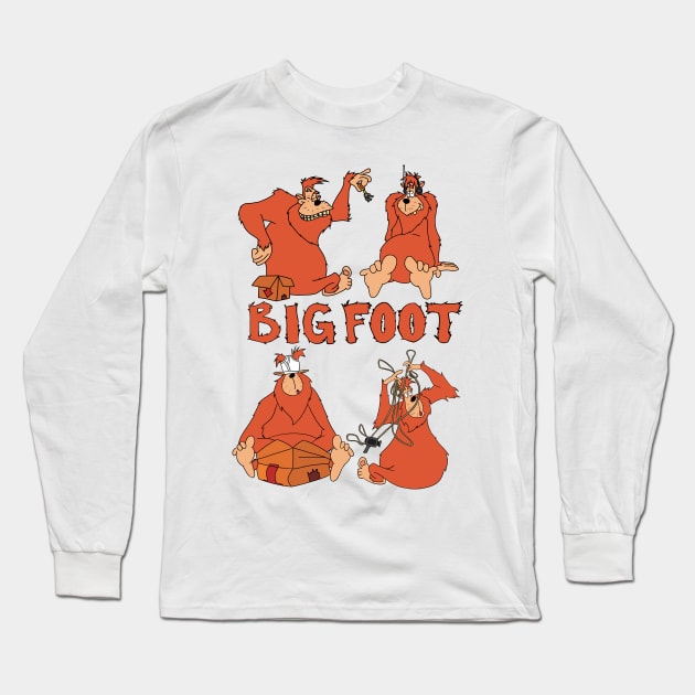 Bigfoot Long Sleeve T-Shirt by Leevie